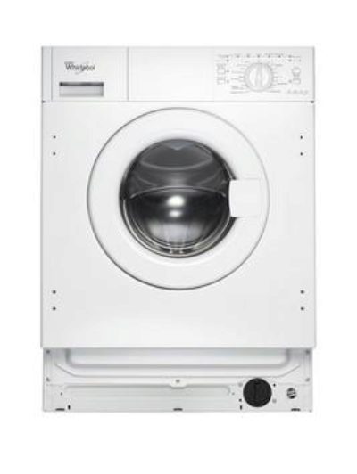 Whirlpool Awoa7123 Built-In 7Kg Load, 1200 Spin Washing Machine - White